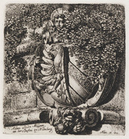 KG 01446
<br/>
Wapen van Nürnberg aan de Wöhrderthor
<br/>
<em>Klein, Johann Adam (1792-1875)</em>